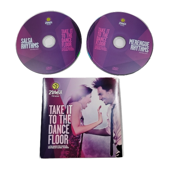 ZUMBA FITNESS DVD TAKE IT TO THE DANCE FLOOR MOVES LATIN SALSA MERENGUE STEPS - Picture 1 of 3